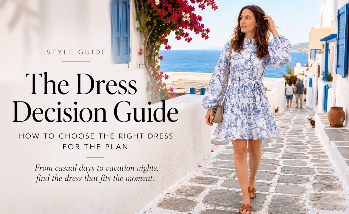 The Dress Decision Guide: How to Choose the Right Dress for the Plan